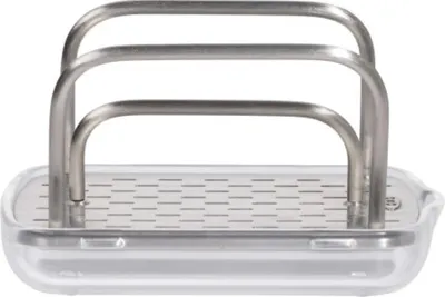Productafbeelding van OXO Good Grips RVS sponshouder, artikelnummer 13113100, gemaakt van 18/8 roestvrij staal