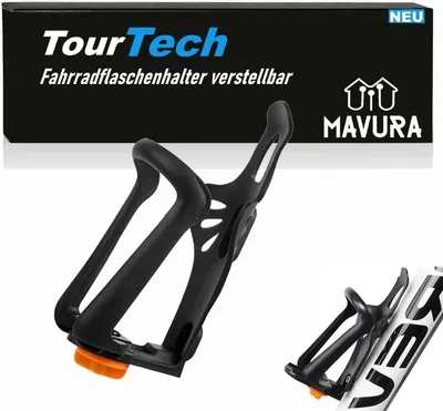 Produktbild von TourTech Fahrrad Flaschenhalter Verstellbarer Getränkehalter Trinkflaschenhalter