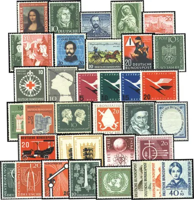 Produktbild von BRD Bund postfrisch ** aus 1952-1955