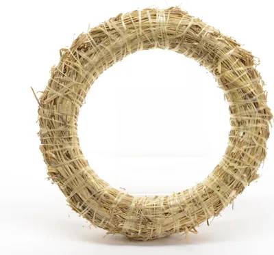 Immagine prodotto di Ghirlanda di paglia / ghirlanda vuota 35 cm naturale