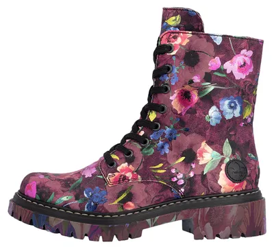 Image de Chaussures de randonnée pour femmes Rieker, bottines à lacets, multicolores, pour le quotidien
