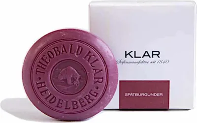 Image de Klar Seifen Spätburgunderseife 150g, palmölfrei, für normale Haut, Seife