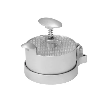 Produktbild von Hamburgerpresse, einstellbar von 1/4 lb bis 3/4 lb, leicht zu entfernen, antihaftbeschichtetes, robustes Aluminiumguss, zum Grillen und Kochen