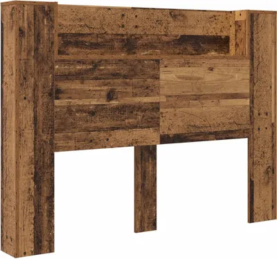 Produktbild von vidaXL Kopfteil-Schrank mit LED Altholz Holzwerkstoff