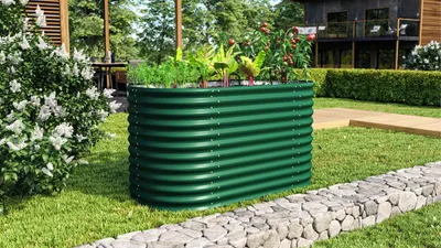 Produktbild von Vitavia Hochbeet "Terra 858" seegras 86 cm Modell "Basic"