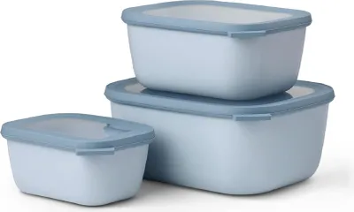 Zdjęcie produktu dla Mepal set cirqula rechteckig 3-teilig (750+1500+3000) - nordic blu 106271015700