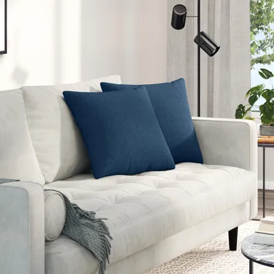 Immagine prodotto di vidaXL Cuscino per divano 2 pezzi Blu 45 x 45 cm Tessuto