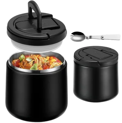 Image de Contenant isotherme pour aliments, avec cuillère et couvercle