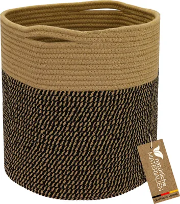 Stoffkorb mit versteckten Griffen aus Baumwolle 31 x 31 cm passend für Kallax