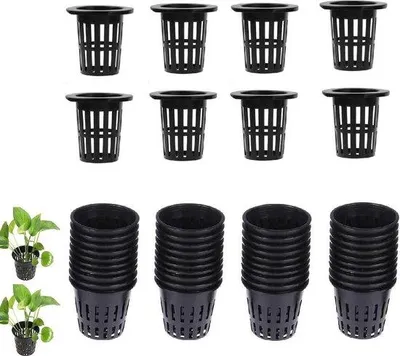 Produktbild von 27 Zoll Hydrokultur Netztopf 50 Stück Mesh Pflanzennetzbecher
