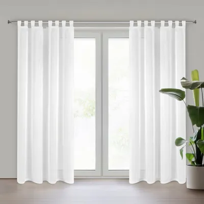 Produktbild von Gardine LUCY weiß 140x250 Schlaufen