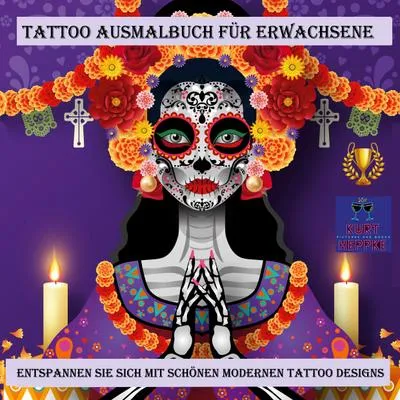 Produktbild von Tattoo Ausmalbuch für Erwachsene