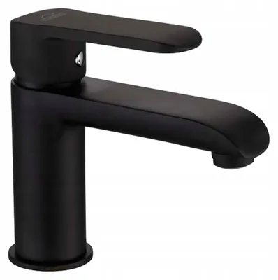 Image de Robinet de lavabo noir Siros
