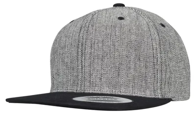 Productafbeelding van Flexfit - Honkbalkap TN1630 (one size) (Zwarte melange/zwart)