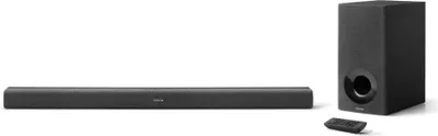 Produktbild von Denon DHT-S416, 2.1 Kanäle, Dolby Atmos, Dolby Digital, Schwarz, Verkabelt & Kabellos, A2DP, 0,35 W