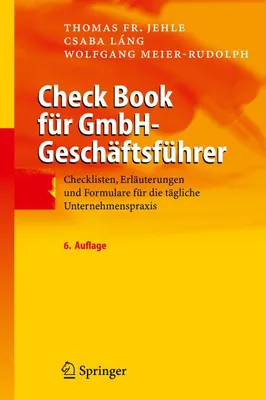 Produktbild von Check Book für GmbH-Geschäftsführer