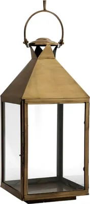 Produktbild von Casa Padrino Laterne mit Griff 31 x 31 x H. 83 cm - Hotel Restaurant Dekoration