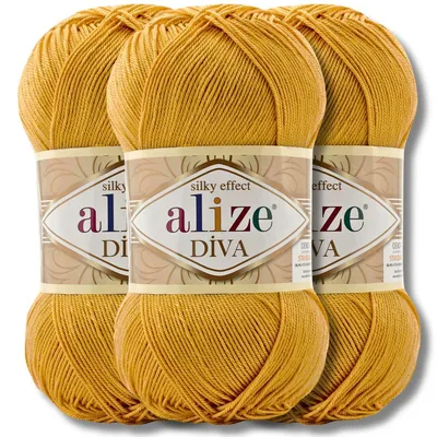 Produktbild von Alize 3x 100g Diva Wolle, Uni, Häkeln, Stricken (488)
