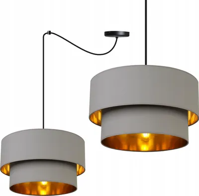 Productafbeelding van Unieke Spinnenlamp, Lampenkap, Goudgekleurd Middenstuk