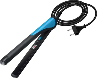 Produktbild von Avizar, Mini Glätteisen & Lockenstab 2-in-1 Tourmalin 20 W, Schwarz / Blau