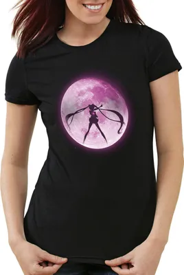 Produktbild von style3 Mondzauber Damen T-Shirt sailor mondstein moon luna bunny mars anime, Größe:2XL
