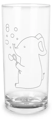 Produktbild von Mr. & Mrs. Panda Cocktailglas Elefant Seifenblasen 400 ml - Transparent - Geschenk, Liebe, Wasserbecher, Elefanten, Tumbler, Lustige Sprüche, Liebesbeweis, Saftglas, Glas