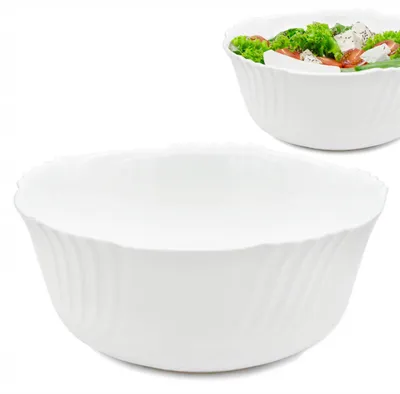 Zdjęcie produktu dla Biała porcelanowa miska 14 cm WAVE