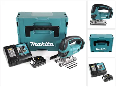 Immagine prodotto di Seghetto alternativo a batteria Makita DJV 180 RY1J 18V + 1x batteria 1,5Ah + caricabatterie + Makpac
