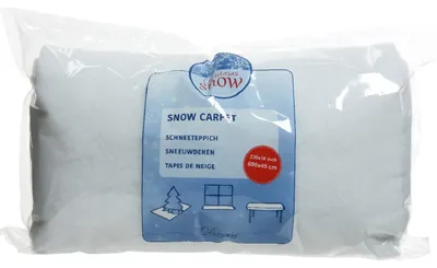 Produktbild von Schneeteppich Polyester L.600cm B.45cm H.1cm weiss