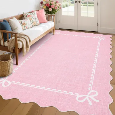 Productafbeelding van Woonkamer tapijt, wasbaar, 120 x 170 cm, antislip, geschikt voor kinderkamers