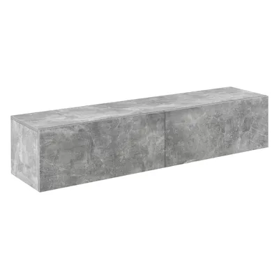 Produktbild von In And OutdoorMatch Schwebeschrank Luisa - 140x33x30 cm - Betonoptik - Spanplatte - Dekoratives Design