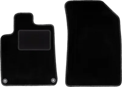 Immagine prodotto di Wielganizator tappetini auto velours anteriori adatto per Citroen C5 I (2001-2008, station wagon, berlina) neri, set 2 pz, con fissaggi
