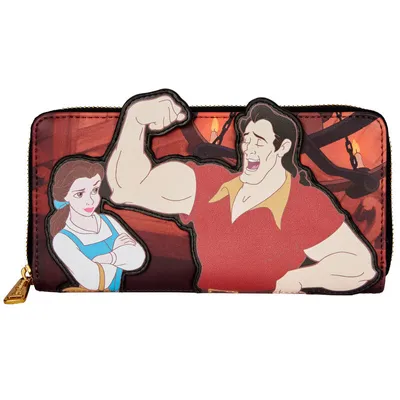 Immagine prodotto di Loungefly - Portfel Disney Piękna i Bestia Scena z Gastonem