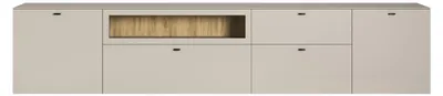 Immagine prodotto di Calicosy - Mobile TV a 2 ante, 1 cassetto, 2 ante a ribalta L280 cm - VELA