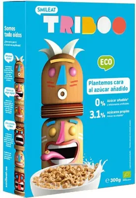 Immagine prodotto di Ruote di cereali senza zucchero per la prima colazione 300g Smileat Triboo