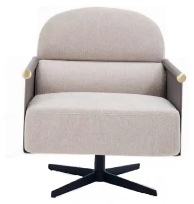 Obrázek produktu pro Stylové křeslo lounge klub otočné křeslo design obývací pokoj