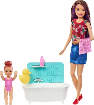 Produktbild von Barbie "Skipper Babysitters Inc." Puppen und Bad Spielset