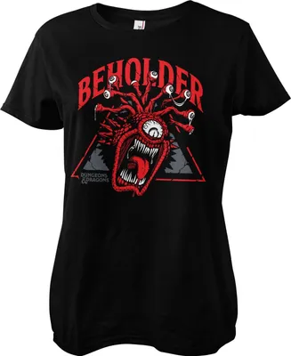 Produktbild von D&D Beholder Girly Tee - Medium - Black