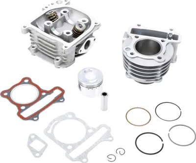 Zdjęcie produktu dla Zestaw cylinder+głowica z zawor.69+tłok kpl. SC50QT 4T 80ccm/47mm ROMET(skuter)