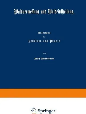 Obrázok produktu pre Waldvermessung und Waldeintheilung