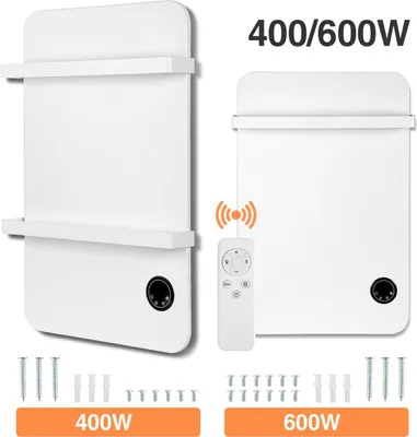 Produktbild von Jayseuw Handtuchtrockner Infrarotheizung 600W - Fernbedienung WiFi Smart App fähig, inkl. für Schlafzimmer, Wohnzimmer, Badezimmer usw.