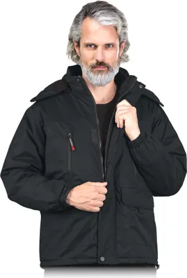 Produktbild von Winterjacke mit Fleece Fütterung und Kapuze M