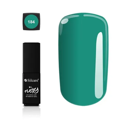Image de Silcare Flexy Hybrid Gel Lacquer 184, 4,5 g - Vernis gel durable et brillant pour une manucure parfaite