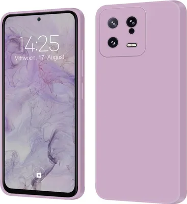 Produktbild von Hülle für Xiaomi 13 5G Case Cover Bumper Silikon Softgrip Schutzhülle Farbe: Lila