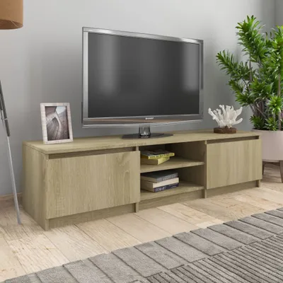 Produktbild von The Living Store TV-Schrank Sonoma-Eiche 140x40x35,5 cm Holzwerkstoff