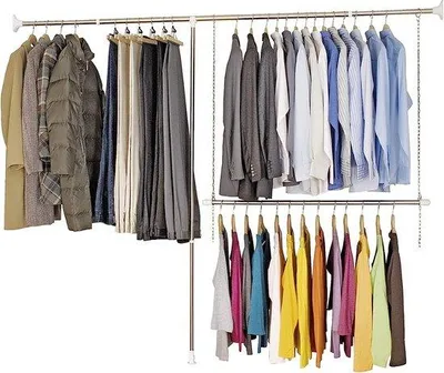 Produktbild von Famanu Kleiderständer Teleskop Schuhregal - Flexibles Garderobensystem