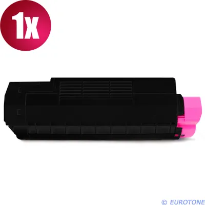 Produktbild von 1x Eurotone Toner Alternative für OKI 42804514 Rot Magenta