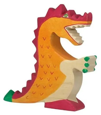 Productafbeelding van Draak, ongeveer 14 x 14 cm. Dierfiguren, speelgoed, geschikt voor kinderen vanaf 3 jaar. Thema: dieren, draak, jungle