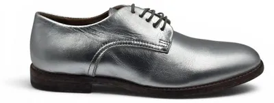 Zdjęcie produktu dla MOMA 1A5625-RA Klasyczne damskie buty ze skóry w kolorze srebrnym