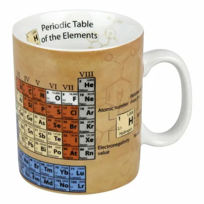 Immagine prodotto di Könitz Chemistry Wissensbecher Englisch, Becher, Tasse, Kaffeetasse, Porzellan, 460 ml, 11 1 330 2064